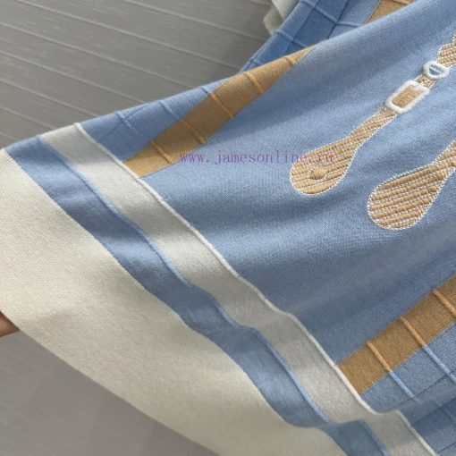 Highly Recommend The BT75370 H Smart Outfit A 25s Spring/summer New Product Embroidered Rope Kn 9mp18exa - Image 6