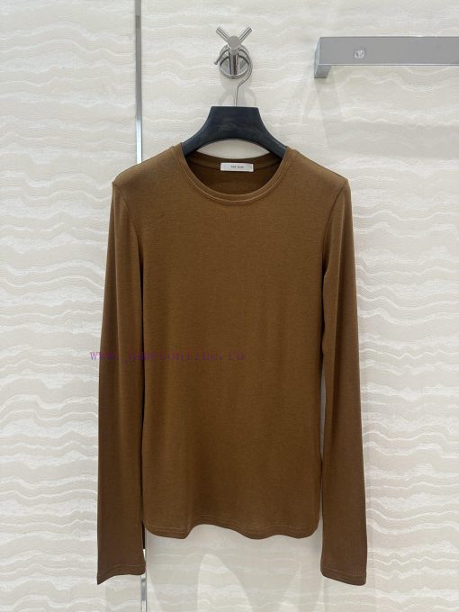 AT73538 Row Wind Paper Sheet People's Wear Imported Tencel Wool Base Sweater Super Slimming Too 1ctuz1e2