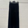 AK75373 Row Style Loose Fitting Pants Imported Velvet Wide Leg Straight Leg Pants Minimalist St akz7jqjp