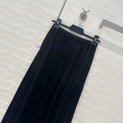 AK75373 Row Style Loose Fitting Pants Imported Velvet Wide Leg Straight Leg Pants Minimalist St akz7jqjp - Image 3