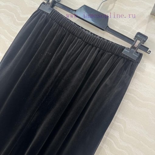 AK75373 Row Style Loose Fitting Pants Imported Velvet Wide Leg Straight Leg Pants Minimalist St akz7jqjp - Image 5