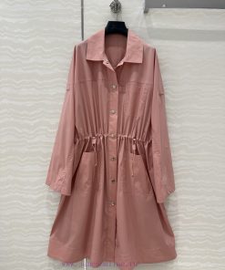 High End Original Homogeneous AL75066 H Majia High Intelligence Dressing Windbreaker Dress 25s 3bznisf8
