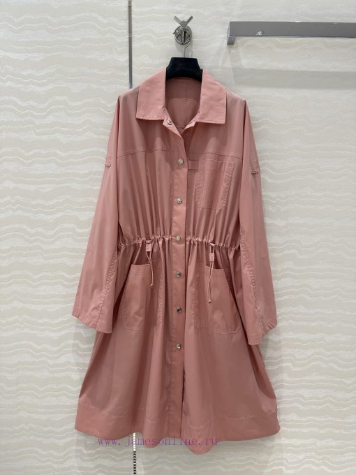 High End Original Homogeneous AL75066 H Majia High Intelligence Dressing Windbreaker Dress 25s 3bznisf8
