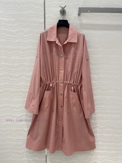 High End Original Homogeneous AL75066 H Majia High Intelligence Dressing Windbreaker Dress 25s 3bznisf8 - Image 2