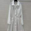 High End Original Homogeneous AL75066 H Majia High Intelligence Dressing Windbreaker Dress 25s u49pe38o