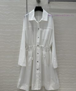 High End Original Homogeneous AL75066 H Majia High Intelligence Dressing Windbreaker Dress 25s u49pe38o