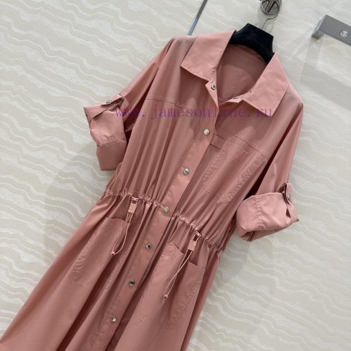 High End Original Homogeneous AL75066 H Majia High Intelligence Dressing Windbreaker Dress 25s 3bznisf8 - Image 4