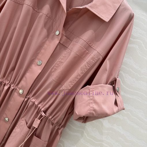 High End Original Homogeneous AL75066 H Majia High Intelligence Dressing Windbreaker Dress 25s 3bznisf8 - Image 6