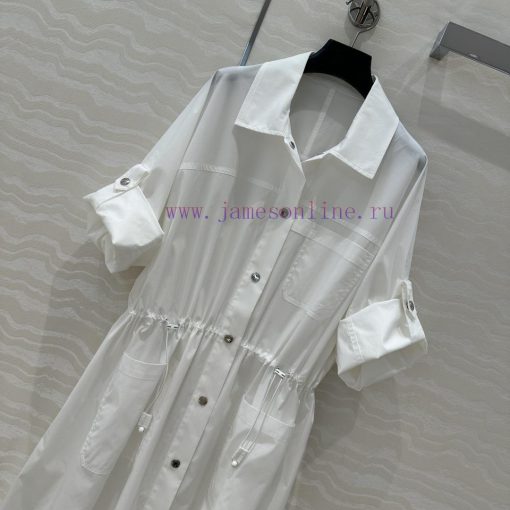 High End Original Homogeneous AL75066 H Majia High Intelligence Dressing Windbreaker Dress 25s u49pe38o - Image 5