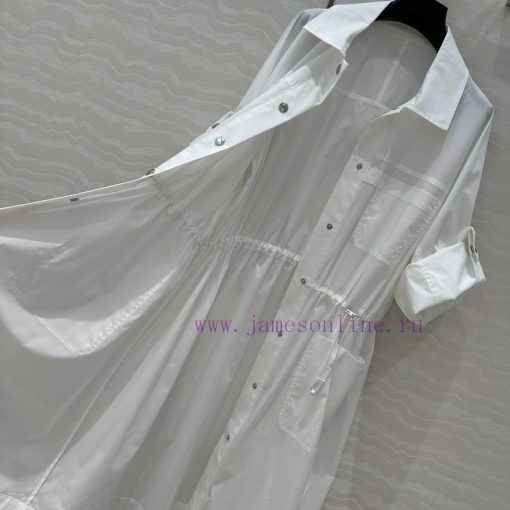 High End Original Homogeneous AL75066 H Majia High Intelligence Dressing Windbreaker Dress 25s u49pe38o - Image 9