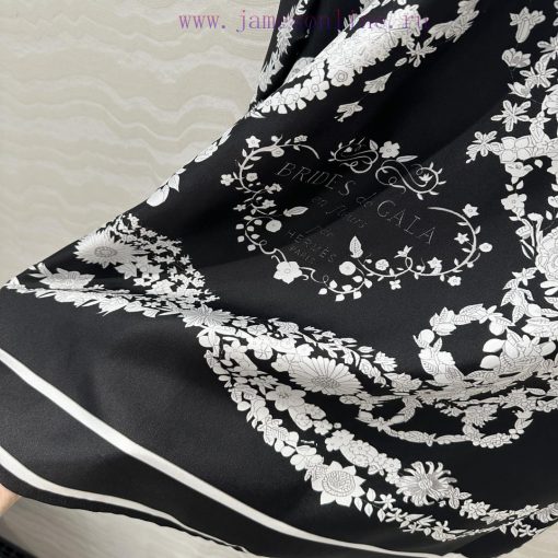 AC75833 Hermes 25s Early Spring New Product Brides Gala En Fleurs Printed Silk Shirt With 100% vrpiew4a - Image 10