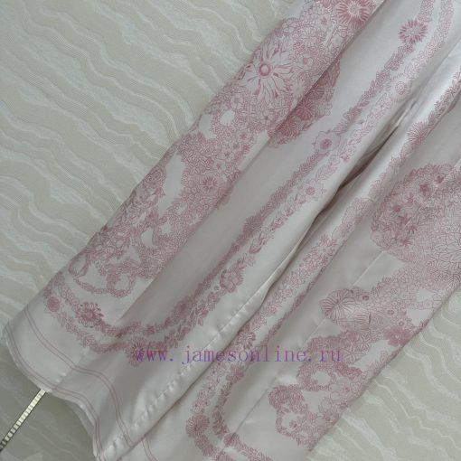 A75832 Hermes 25s Early Spring New Product Brides Gala En Fleurs Printed Silk Wide Leg Straight x7sagfdm - Image 6
