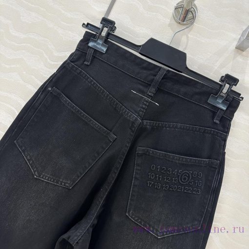 High End AK75835 MM Magi Sickle Cowboy Straight Leg Pants Customized Retro Washed Craftsmanship uyzfhrt2 - Image 3