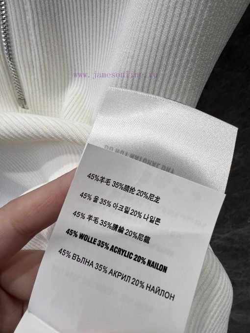 ZT60361 Miu Miu 25Ss Early Spring New Micro Label Zipper Knitted Hoodie Tank | Produced Hoodie 38au0twi - Image 10