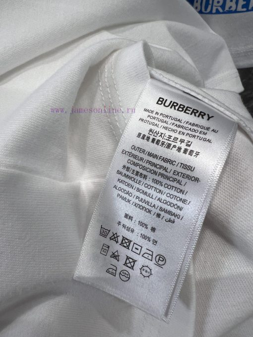 ZT60366 Burberry 25Ss Summer New Rose Printed Short Sleeve Loose Edition Round Neck T-shirt | D cxsc7bor - Image 10