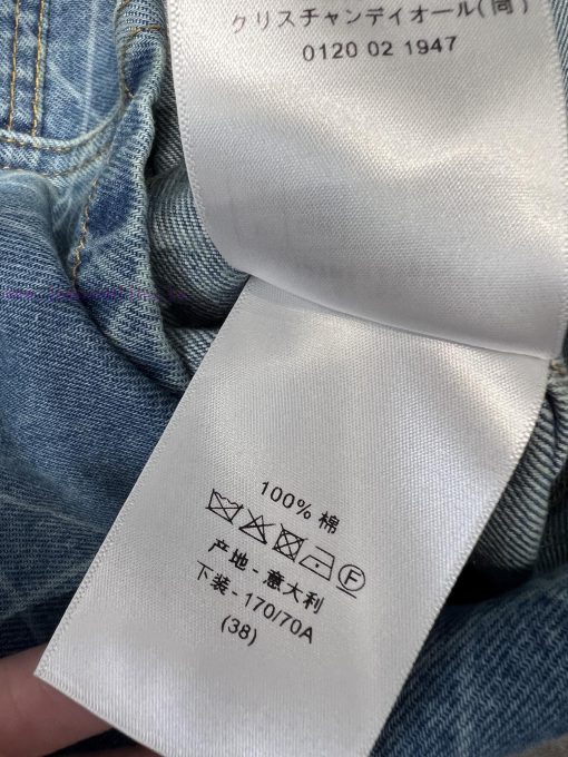 ZB60369 Dior 25Ss Early Spring New Tengge Pattern Denim Jacket | YB Developed Diamond Pattern P 7811o4v9 - Image 10