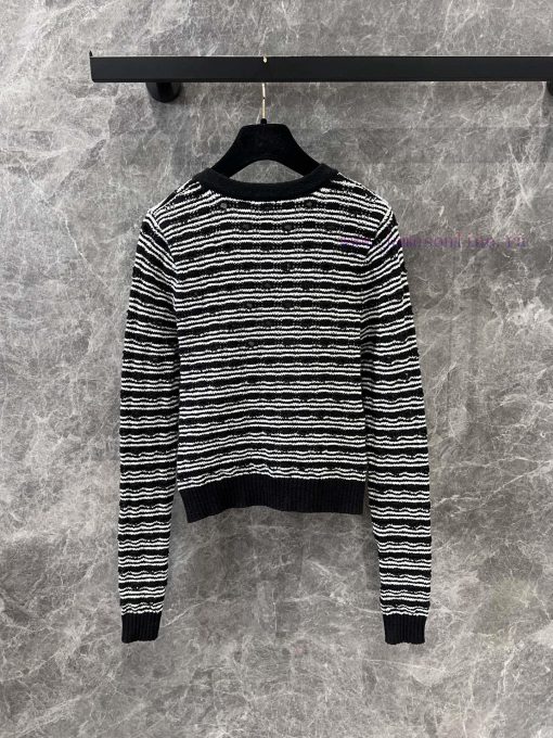 ZW60372 Chanel 25p Holiday Limited Edition New Product Classic Hollow Hook Weaving Stripe Knitt rtxsiili - Image 3