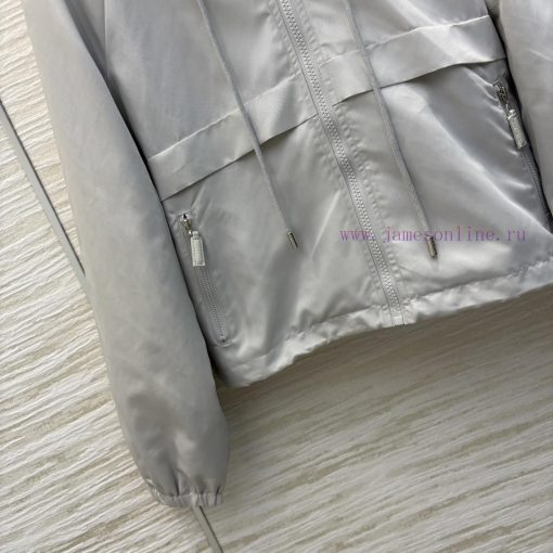 CT75866 Prada 25 Early Spring New Collection Popular Nylon Casual Suit Hooded Shoulder Jacket+h yednqkuk - Image 7