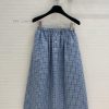 Hot Selling Recommendation BB75870 Youth Intellectual Style Blue Checkered Half Skirt Imported 68be61rv