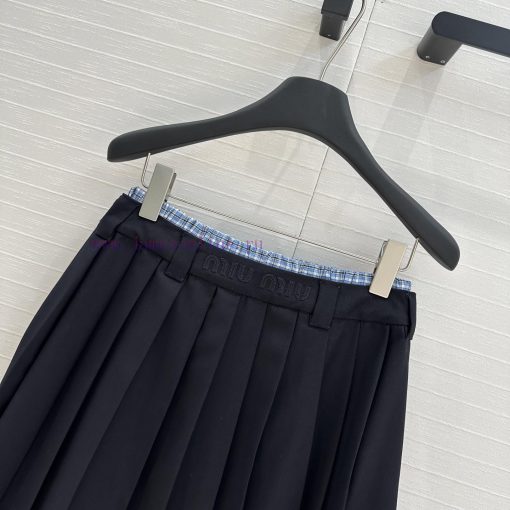 Hot Selling Recommendation BB75871 Mi * Early Spring New Product Youth Girl Style Blue Grid Dou uo6romkb - Image 10