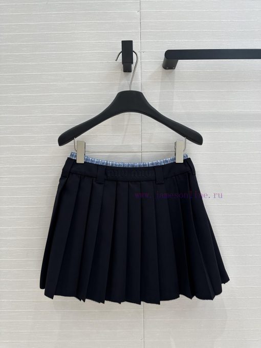 Hot Selling Recommendation BB75872 Mi * Early Spring New Product Youth Girl's Style Blue Grid D n4w5cbgz - Image 9