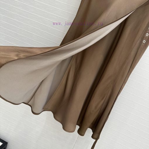 High End BB75875 Ac * Early Spring New Product Metal Buckle Ribbon Half Skirt Imported Acetic A bllmruyv - Image 8