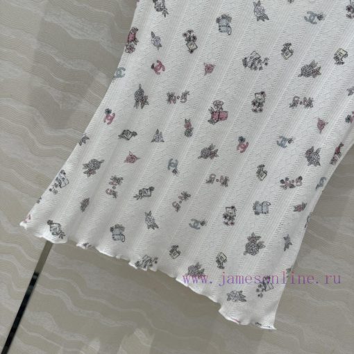 Top Selling Recommendation: AT73157 Coco Chanel Sheer Cotton Top A Must-have White Rich And Bea fc2968cv - Image 7