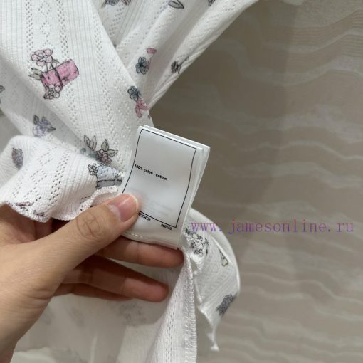 Top Selling Recommendation: AT73157 Coco Chanel Sheer Cotton Top A Must-have White Rich And Bea fc2968cv - Image 9