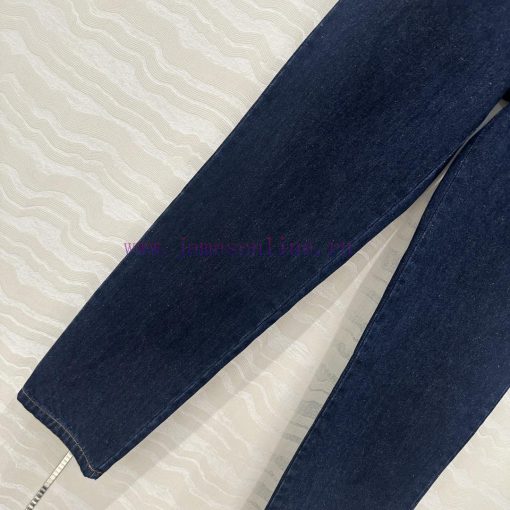 Recommended AK75333 CC Original Blue Straight Leg Jeans With Double C Embroidered Pocket Design 4lnjy39r - Image 8