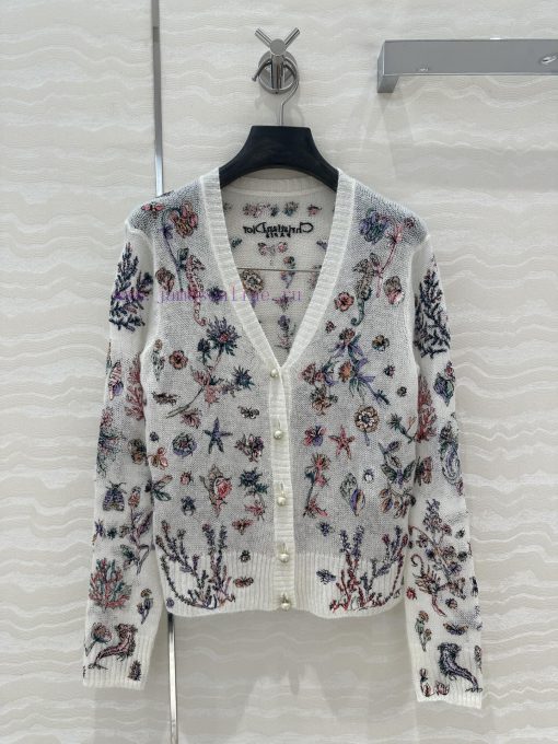 AW73587 Miss D Ceiling Premium Mulberry Hairy V-neck Small Cardigan Super Heavy Craftsmanship P pwcqs4aj - Image 2