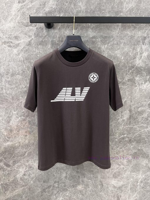 ZT60378 Louis Vuitton 25Ss Early Spring New Compass Printed Round Neck Short Sleeved T-shirt | 9vyc19p9 - Image 2