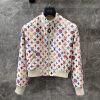 ZW60381 Louis Vuitton 25Ss Early Spring New Double-sided Printed Stand Up Collar Jacket Jacket thyrvn3b