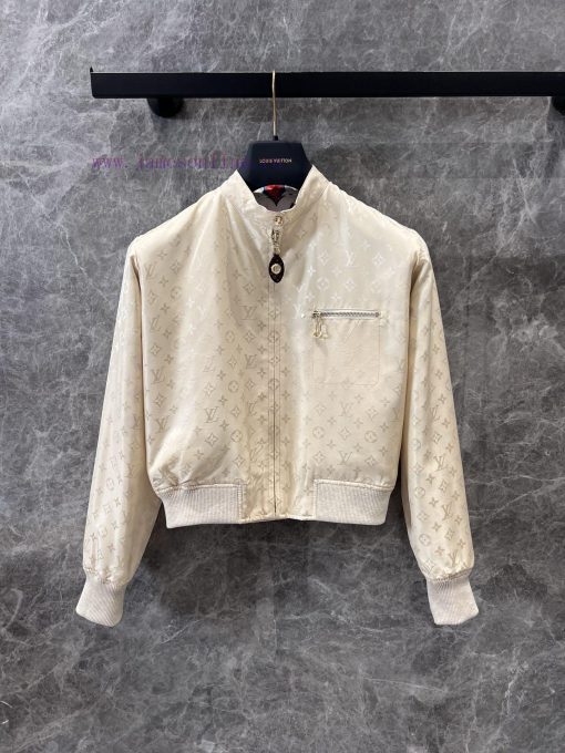 ZW60381 Louis Vuitton 25Ss Early Spring New Double-sided Printed Stand Up Collar Jacket Jacket thyrvn3b - Image 8
