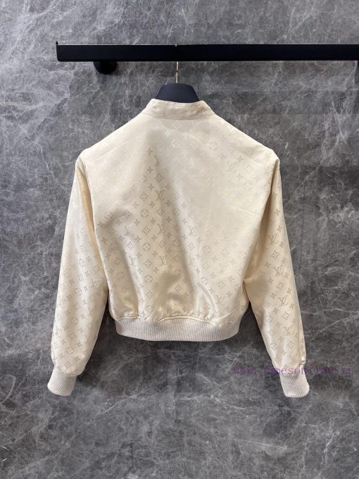 ZW60381 Louis Vuitton 25Ss Early Spring New Double-sided Printed Stand Up Collar Jacket Jacket thyrvn3b - Image 9