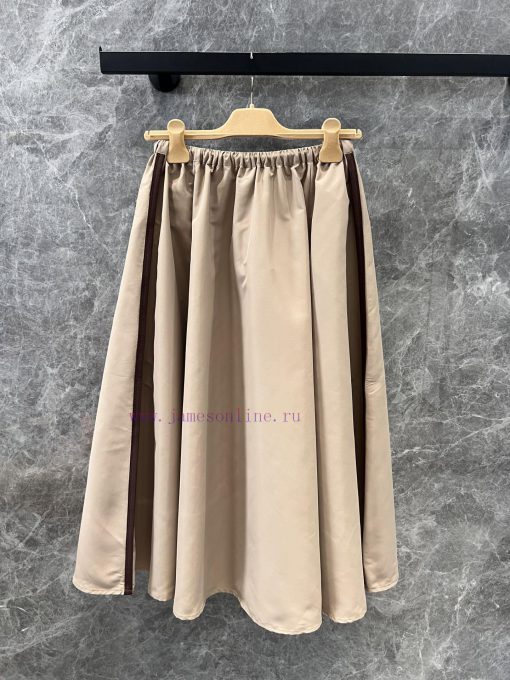 ZB60383 Miu Miu 25Ss Early Spring New Micro Label Printed Sports Style Long Half Skirt | YB Dev 9301svh6 - Image 3