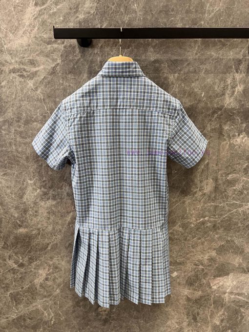 ZL60385 MiuMi * 25Ss Early Spring New Logo Embroidered Hundred Fold Shirt Skirt 丨 YB Developed 6hzfmh1b - Image 3