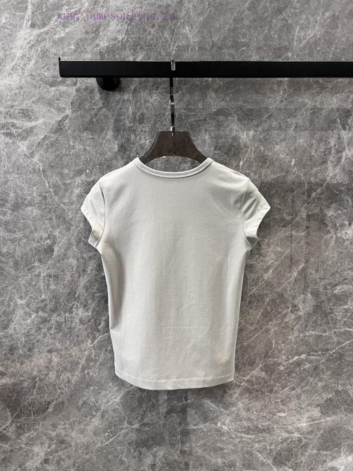 ZT60386 Diesel 25Ss Early Spring New Hollowed Out Spicy Girl Logo Short Sleeved T-shirt | Produ mz9eueg6 - Image 3