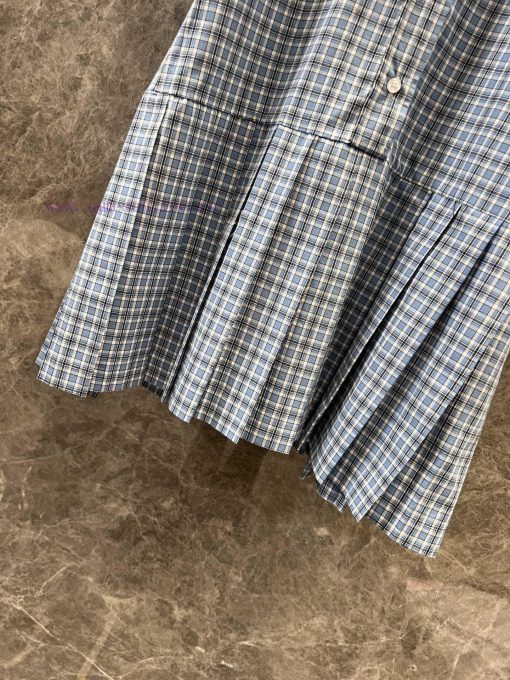 ZL60385 MiuMi * 25Ss Early Spring New Logo Embroidered Hundred Fold Shirt Skirt 丨 YB Developed 6hzfmh1b - Image 8