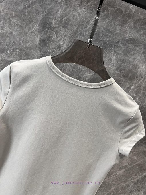 ZT60386 Diesel 25Ss Early Spring New Hollowed Out Spicy Girl Logo Short Sleeved T-shirt | Produ mz9eueg6 - Image 5