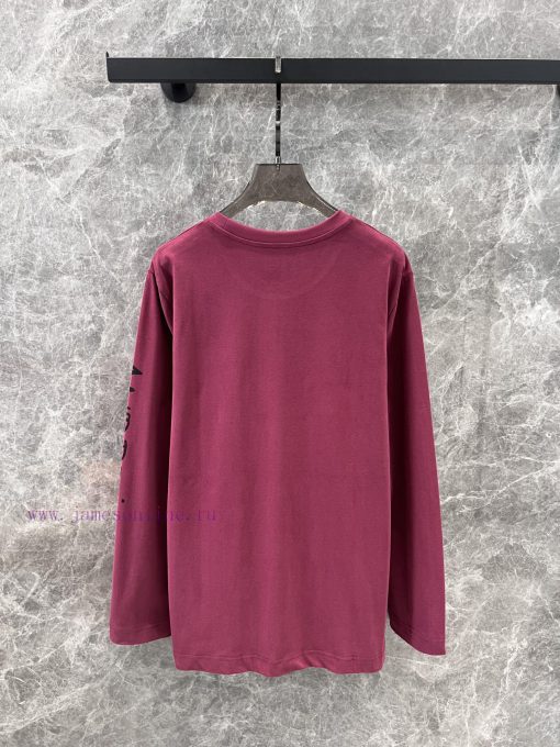 ZT60387 AUBRUI * O 2025ss Spring/Summer New Dairy Farm Printed Long Sleeve T-shirt | Produced A 9gv3uxzn - Image 3