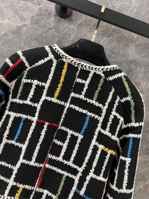 ZW60388 Chanel 25Ss Early Spring New Vacation Series Color Striped Chanel Style Jacket | Yb Dev hwuyk3jo - Image 6