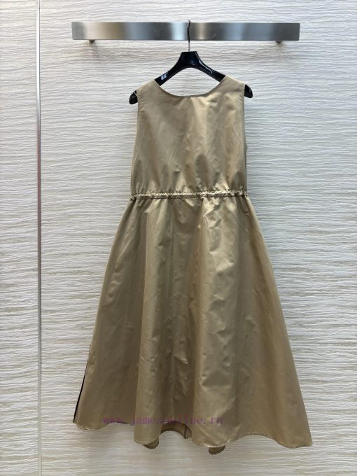 CL75888 Miu Miu 25 Spring/Summer New Collection Sleeveless Waist Dress With Zipper That Can Be tc3voatk - Image 9