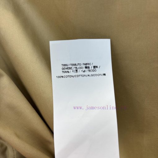 CC75897 YSLouis Vuitton 25 Spring/Summer Minimalist British Style Half Open Placket Mid Length z39p529s - Image 10