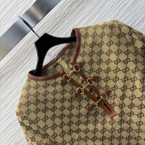 CL75899 Gucci 25 Early Spring New Collection Classic Double G Vintage Series Round Neck Decorat nb9doyws - Image 5