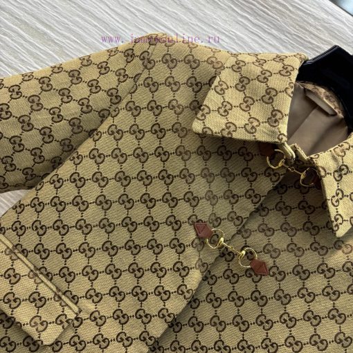CW75903 Gucci 25 Early Spring New Collection Classic Double G Old Flower Series Polo Short Slee 6mfdw90y - Image 4