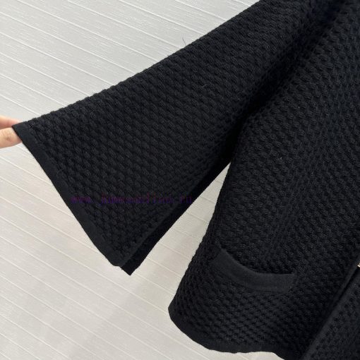 BW75908 Cha * 25p New Product Embossed Knitted Hook Button Small Cardigan With Water Diamond Ca b7um8ulr - Image 6
