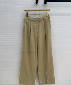 BK75909 Bc 25s Early Spring New Product Linen High Waisted Pleated Trousers Old Money Lazy Comm w4ofrn87