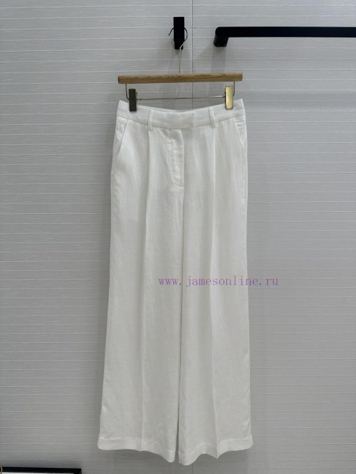 BK75909 Bc 25s Early Spring New Product Linen High Waisted Pleated Trousers Old Money Lazy Comm 0qtqrs2z