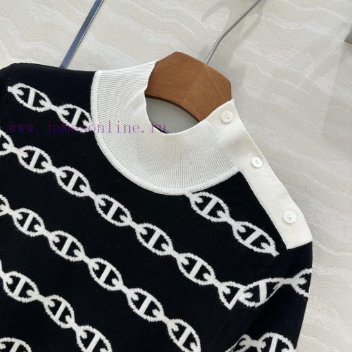 AT75092 H High Intelligence Wearing Style 25s Spring/Summer New Product Color Hanging Wool Knit ualkotfu - Image 4