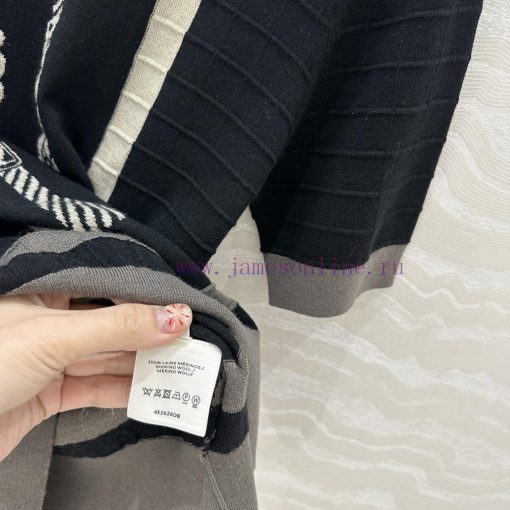 AT75093 H High Intelligence Wearing Style 25s Spring/Summer New Product Jacquard Knitted Short prniivjk - Image 9